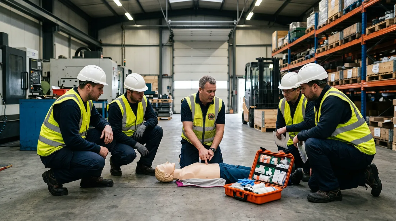 Sauveteurs secouristes en exercice d’actualisation dans l'Oise
